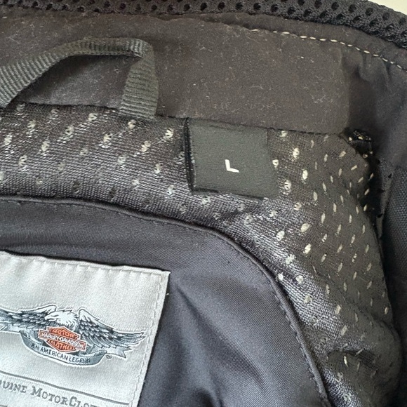 Harley-Davidson Black/Olive Green/Off White Riding Jacket - Picture 14 of 15